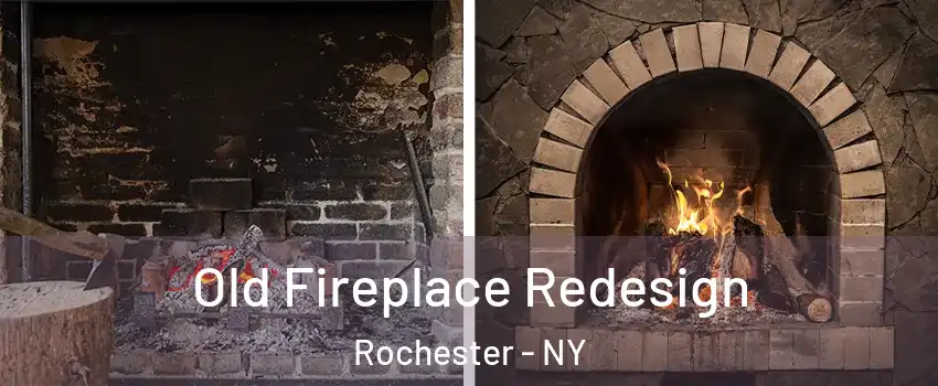  Old Fireplace Redesign Rochester - NY